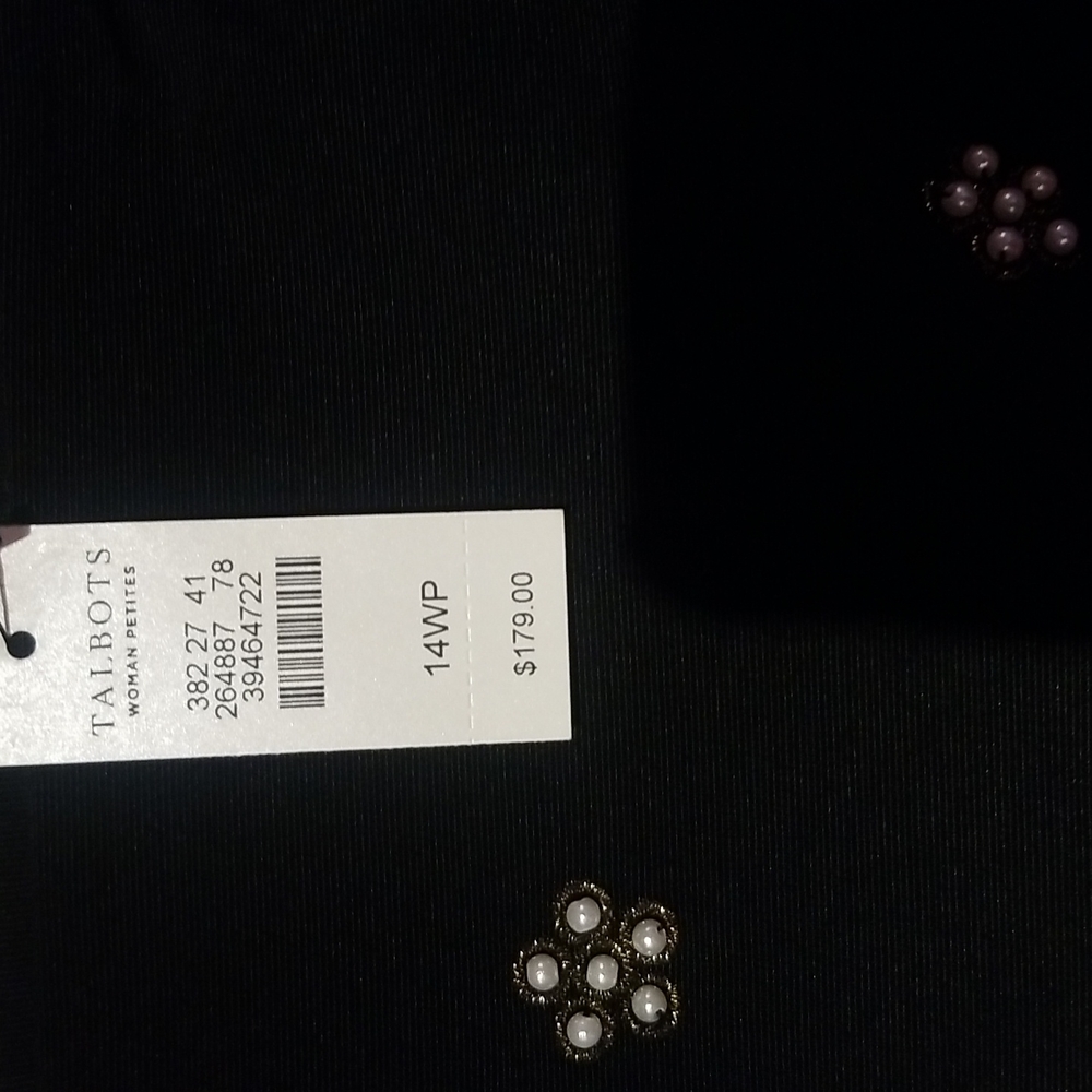 Host pick happy! Talbot's NWT wildly beautiful cotton/silk skirt, size 14 WP - Picture 6 of 6